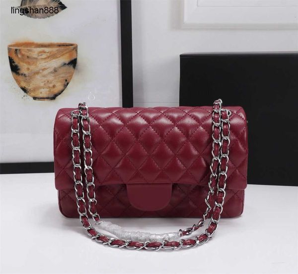 

evening bags shoulder bags designer bags crossbody bag classic flap shoulder bag cowhide genuine leather fashion wallet gold chain hand for