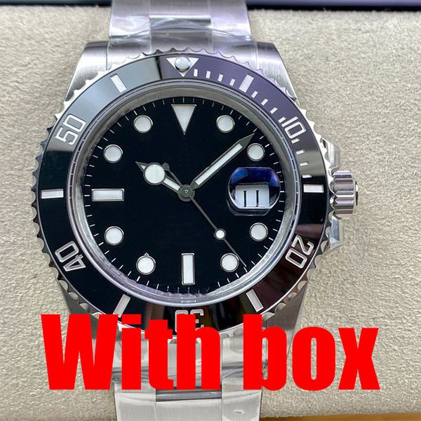 

mens watch designer watches men luxury automatic mechanical 2813 movement 904l stainless steel ceramic bezel submariners waterproof watch, Slivery;brown