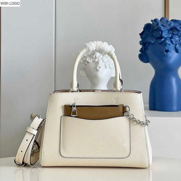 

2023 new 9a l bag delicate knockoff designer shoulder bag marelle tote bb 25cm luxury crossbody bag m20520 yl137 69pc, Black