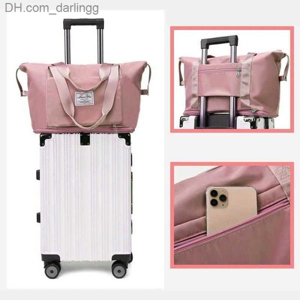 

outdoor bags hbp new large-capacity folding travel bags waterproof tote handbag travel duffle bags women multifunctional travel bags dropshi