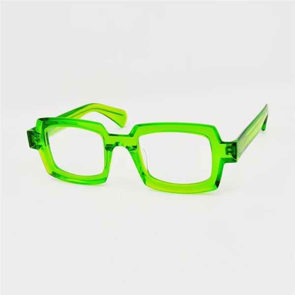 

optical eyeglasses for retro mille +82 style anti-blue light lens plate square frame glasses with box, White;black