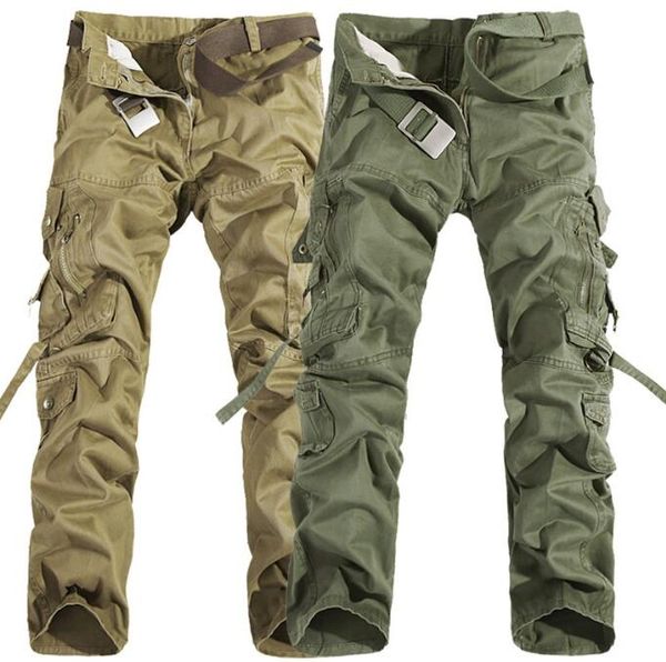 

men cargo pants 2023 autumn men cargo ousers military pants for man 6 colors pants leisure size 28-38, Blue