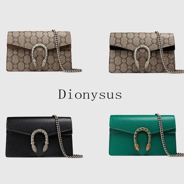 

2023 plaid classic luxury chain fashion flower brand wallet vintage women's leather handbag designer shoulder bag with box