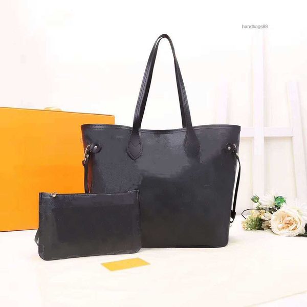 

classic handbag ladies vintage print simple design composite handbag original leather handbag shoulder bag handbag purse luxury bag set m401