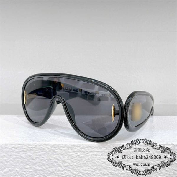 

2023 new luxury designer luo yijia style sunglasses women's online celebrity the same serial toad personality sunglasses male fashion l, White;black