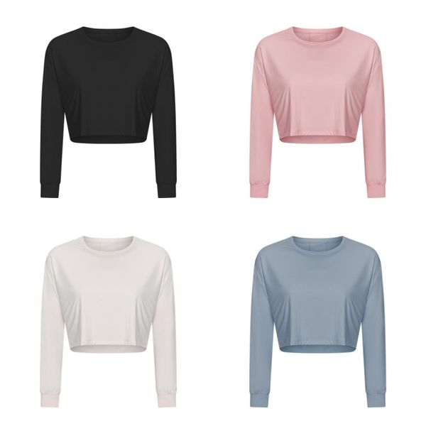 

women's outdoor short slim sweatshirt yoga sports jacket casual long sleeved shirt running fitness clothes