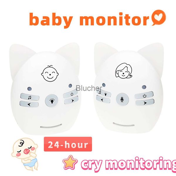 

other audio baby monitor 24g wireless with 2 way audio talk surveillance security camera babysitter child cry monitoring 24h x0731, Silver