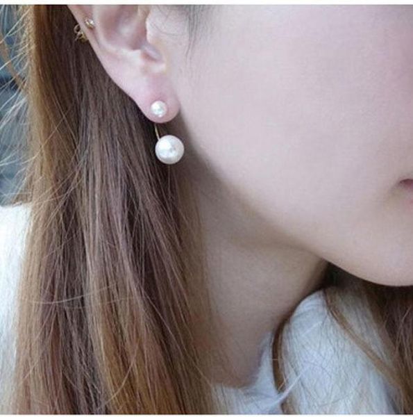 

fashion boucle d039oreille jewelry couple artificial simulated pearl earrings for women ear nails eardrop ear drop brincos8098738, Golden;silver