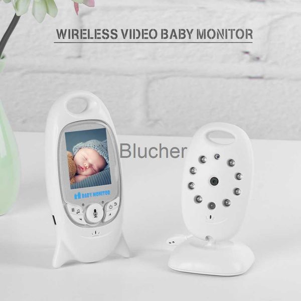 

other video color baby monitor home wireless audio video baby monitor camera music walkie talkie for nanny babysitter x0731, Silver
