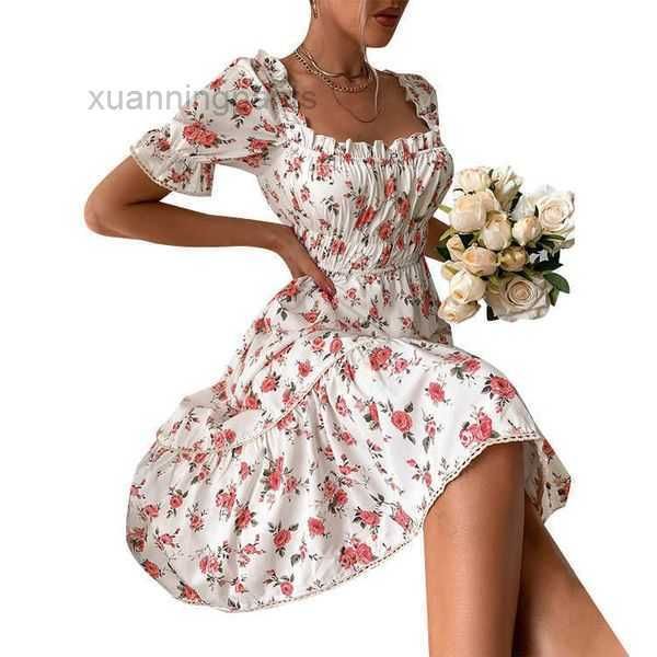 

summer backless midi dress floral pattern custom dressesdf itmb, White;black