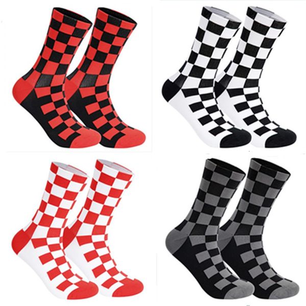 

sports socks men or women professional brand sport socks breathable road bicycle outdoor racing cycling 230801, Black