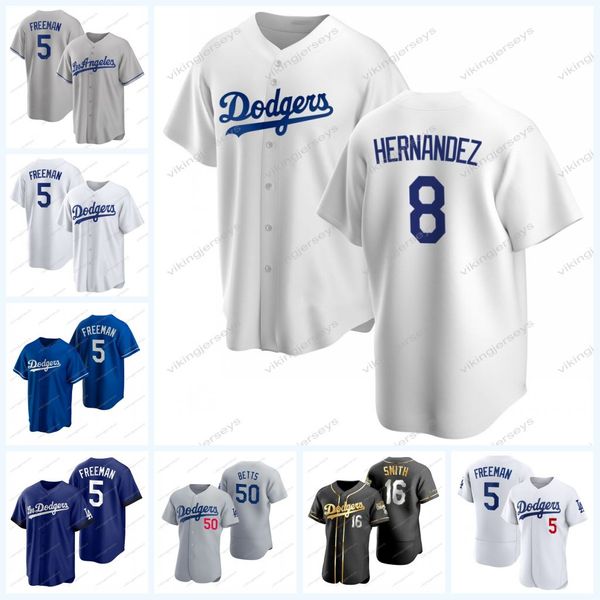 

8 enrique hernandez dodgers jersey 5 freddie an 50 mookie betts 28 martinez 16 will smith 22 clayton kershaw 75 nick robertson 91 justin hag, Blue;black