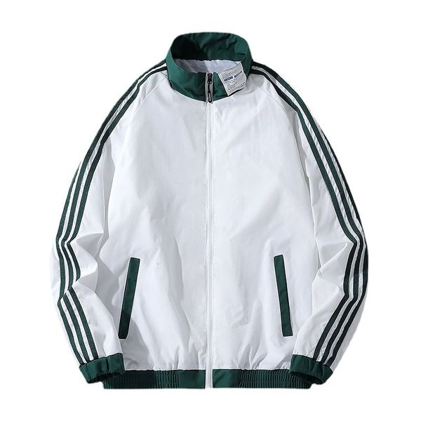 

men's jackets mens windbreaker jacket autumn fashion casual patchwork loose male large size clothing sportswear bomber camping jackets, Black;brown