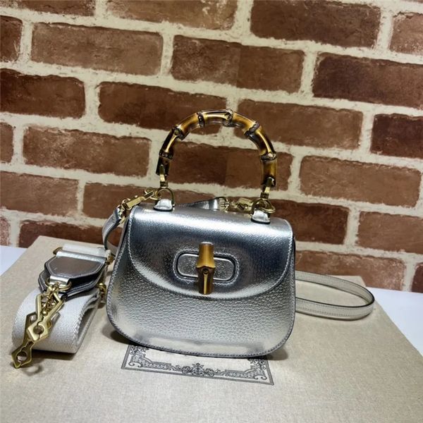 

designer luxury g bamboo 1947 mini handle bag 686864 ladie crossbody bag leather shoulder bag handbags purse 9a quality