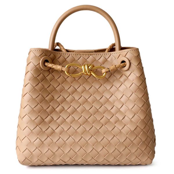 

designer bag venetas small design fashion metal knot leather woven tote bag shoulder handheld capacity women's bag cnlb