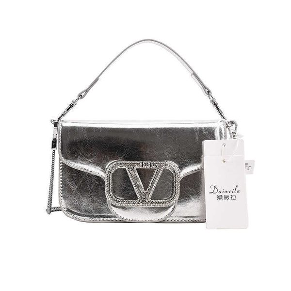 

v diamond designer popular bags for sparkling ladies v metal texture bag women's bag net red one shoulder crossbody bag handheld small