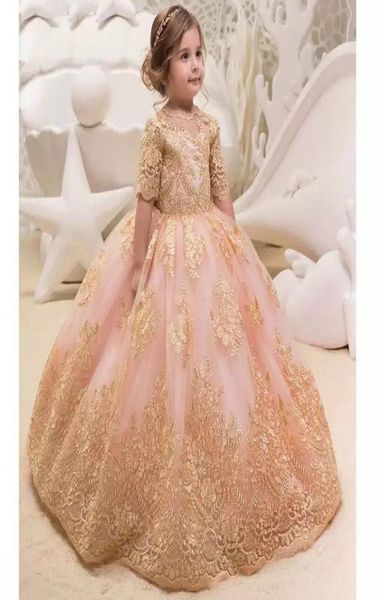 

2021 gold glitz ball gown princess little girls pageant dresses fuchsia little baby camo flower girl dresses for wedding with big 2076409, White;blue