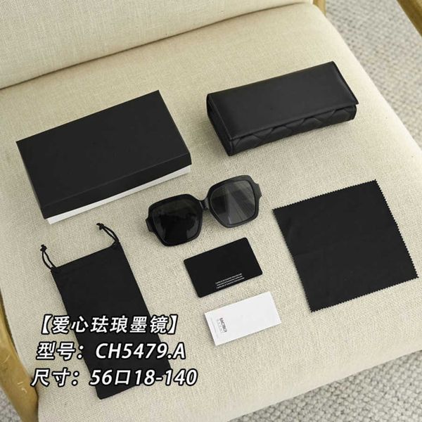 

2023 luxury designer sunglasses shendai produces 23 new plate ch5479 sunglasses ch3438 optical glasses, White;black