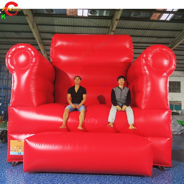 

outdoor activities 3mh giant inflatable king throne chair for kids birthday party inflatable antique throne sofa chair balloon