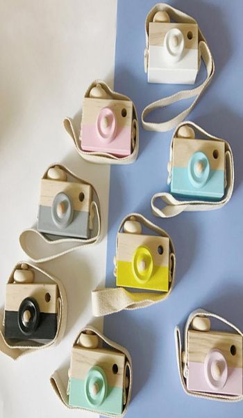 

gift sets leuke nordic opknoping houten kids camera speelgoed kind room decor artikelen voor educatief kid enfant8948983