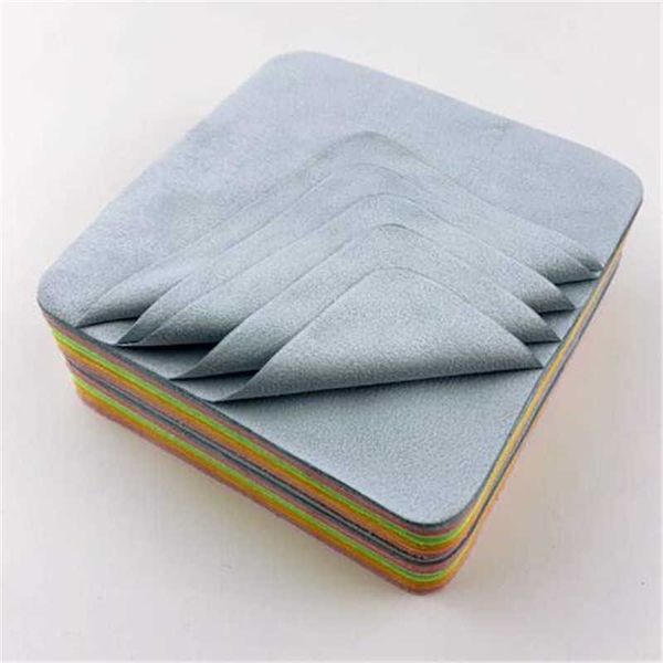 

5pcs soft glasses cleaner eyeglasses microfiber clean cloth for lens phone screen cleaning wipes tools, Blue