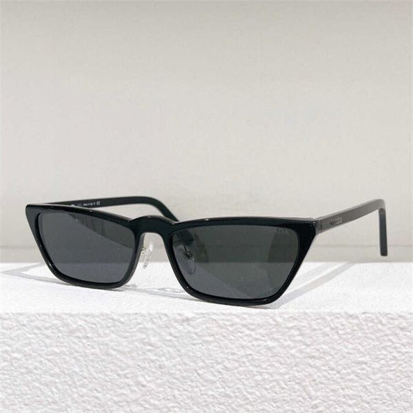 

2023 new luxury designer p family's personalized cat eye ins with narrow concave design sunglasses and trendy myopia glasses frame spr1, White;black