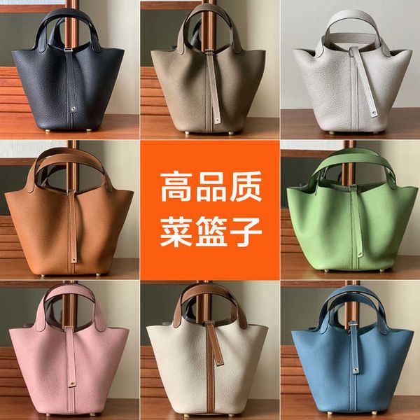 

original edition h ermes picotin lock tote bags for women high order semi handmade togo layer cow leather h home vegetable basket 14 18 have