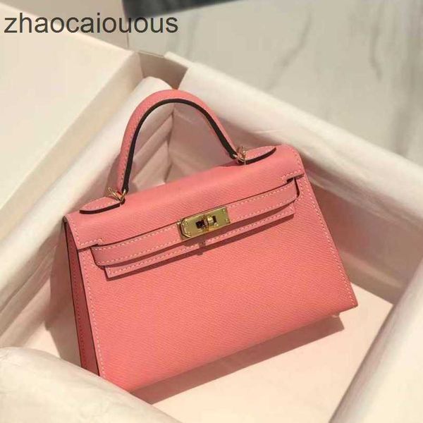 

2023 classic women hand shoulder ladies leather kellies crossbody designer bag print handbags bags epsom head palm mini layer simple 54l4