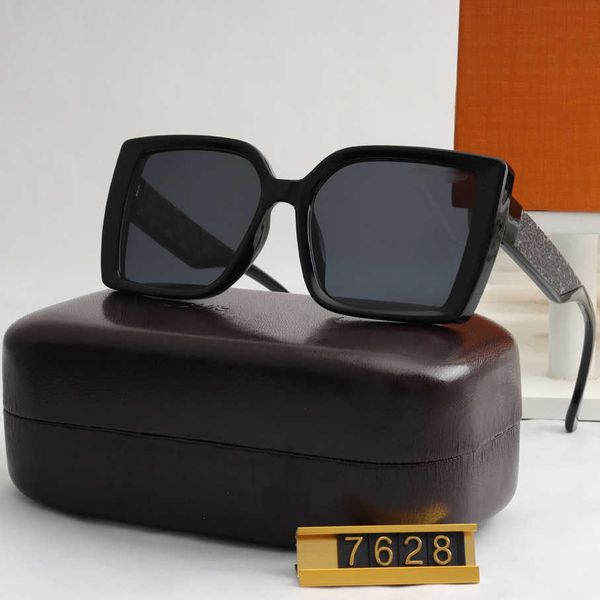

luxury designer sunglasses 2023 new lvjia fashion high definition large box sunshade concave design sunglasses, White;black