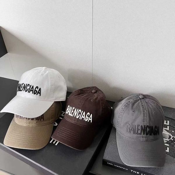 

designer b hat high version paris baseball cap female summer family b letter cap versatile sunscreen cap sun hat male and female, Blue;gray