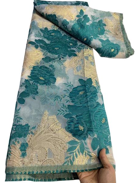 

2023 jacquard 5 yards women formal lace dress evening party high end fabric brocade evening party damask superior quality sewing craft fashi, Black;white