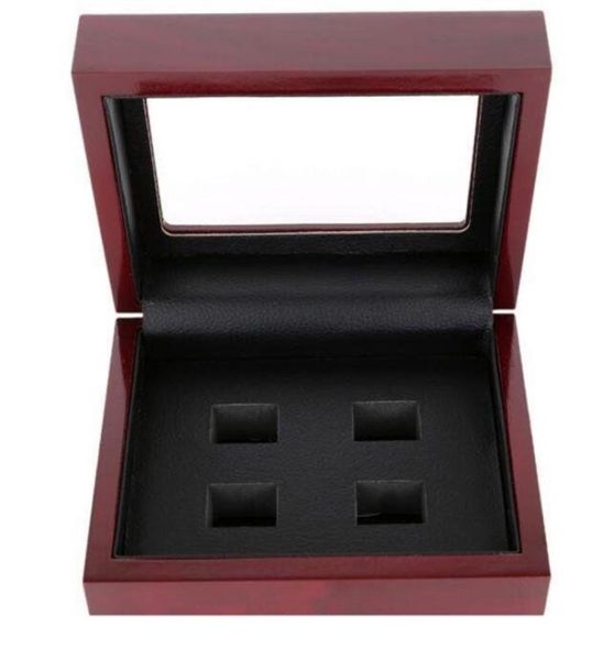 

wooden box ring display case wooden boxs for ring 2 3 4 5 6 holes to choose rings and collection 4442535, Black;white