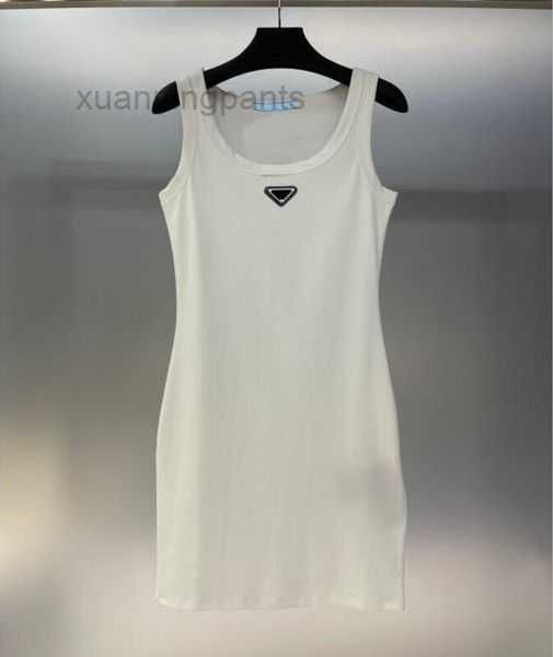 

women's summer fashion brands tank dress knitted cotton neck sleeveless elasticity mini skirt dra8, White;black