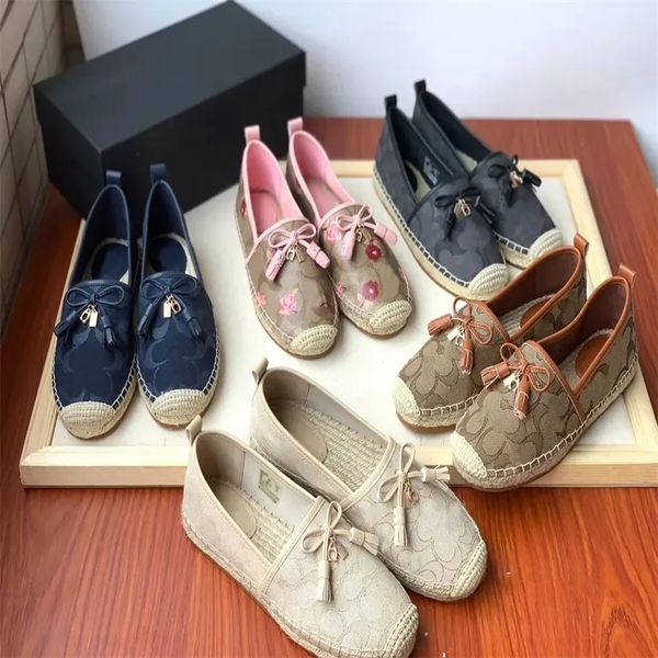 

2023 designers casual women shoes summer flat beach half slippers fashion loafers fisherman canvas, Black