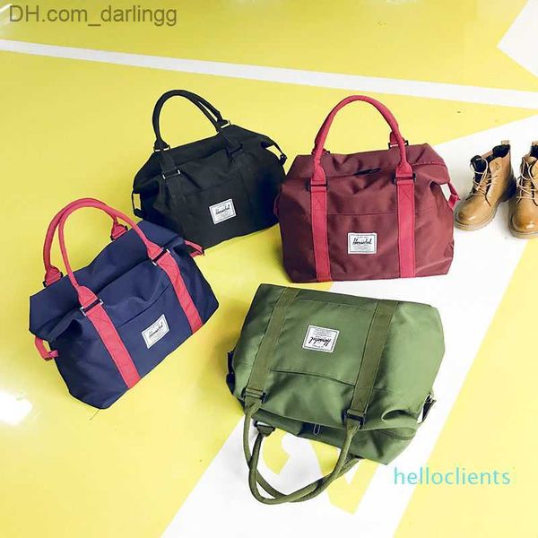 

outdoor bags duffel bags canvas travel bag large capacity men hand luggage duffle nylon weekend women multifunctional z230801