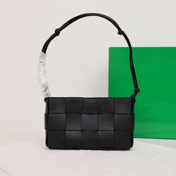 

women handbag underarm bag mahjong bag clutch compile square solid color lipstick pack genuine leather cowhide stretchable shoulder straps l