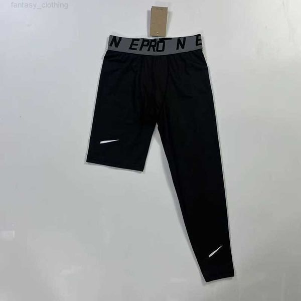 

mens pants tech fleece designer pants american capri tights fitness and shorts running sweatpants quick dry breathable high street leggings, Black