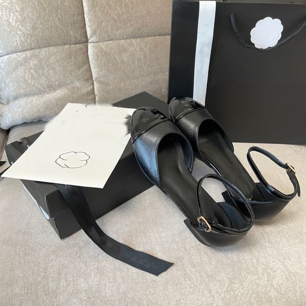 

dress shoes womens loafer block heel pumps mules 100% real leather dermal sole luxury designer shoes dust bag summer mary jane with lock ico, Black