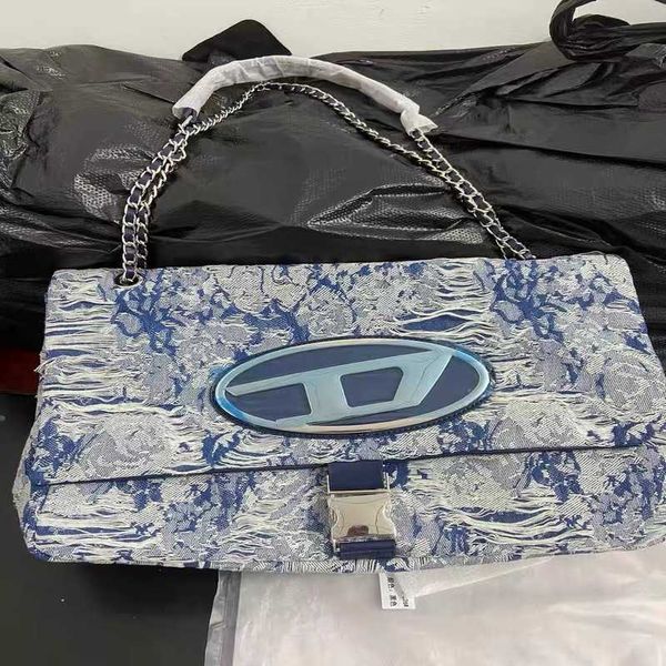 

vagrant designer diesels d bag new denim chain feminine large capacity girl one shoulder crossbody tote trend 24my