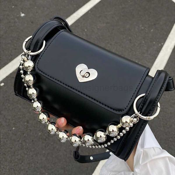 

totes haex y2k fashion summer women's bag 2022 trend harajuku e girls' mini crossover shoulder bag design beaded chain bolso mujer