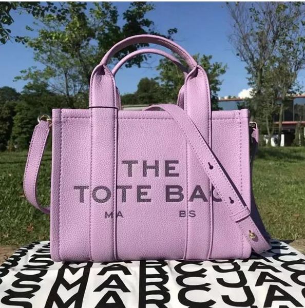 

designer leather handbag the tote bag marc womens jobobs handbag signature branding totes bags shoulder crossbody colorblock bags canvas lar