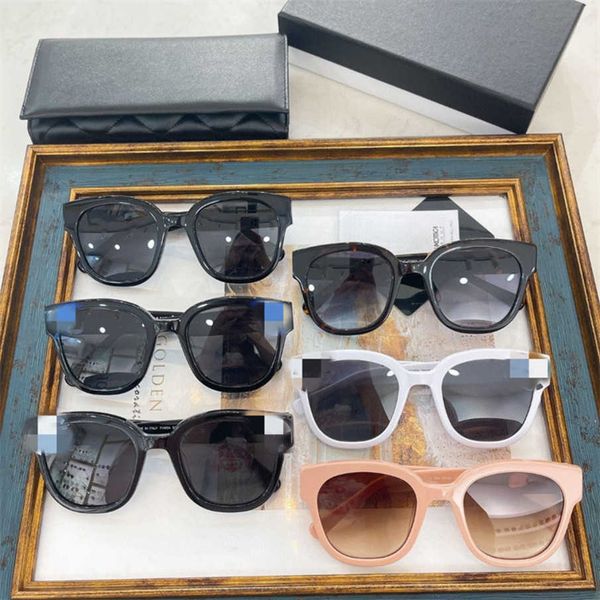 

2023 luxury designer sunglasses new square mirror net red same 71465 personalized sunglasses, White;black