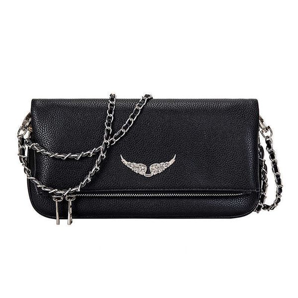 

zadig voltaire handbag tote bags classic designer genuine leather small square bag fashion versatile single shoulder oblique straddle handba