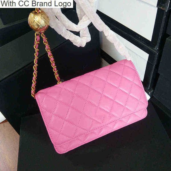 

cc cross body 5awomens coin purses shoulder bags wallet with matelasse chain gold ball flap crossbody designer ladies card holder multi poch, Black