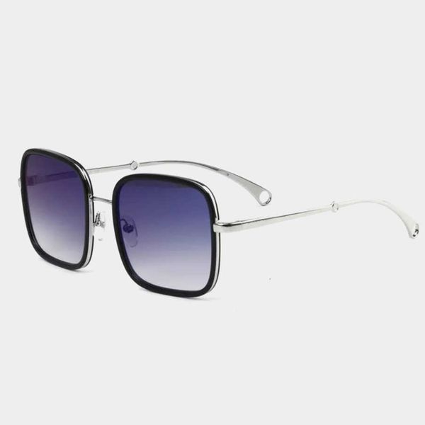 

2023 luxury designer new high-end metal uv resistant street pgraphy fashionable wearing and driving sunglasses, White;black