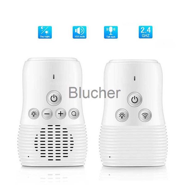 

other 24ghz wireless baby monitor home audio small portable babyphone monitor twoway audio function intercom rechargeable battery x0731, Silver