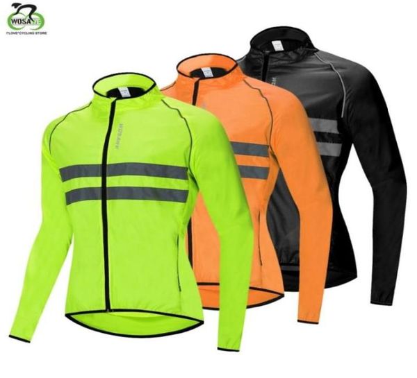 

wosawe breathable reflective running jacket water resistance windproof waistcoat windbreaker high visibility thin sports jacket7736640, Black;red