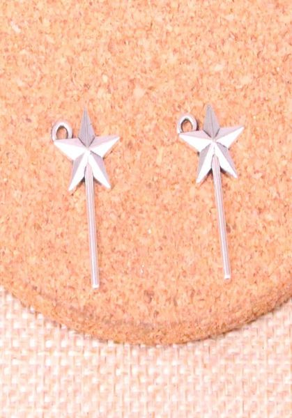 

171pcs charms magic wand 2513mm antique making pendant fitvintage tibetan silverdiy handmade jewelry4553787, Bronze;silver