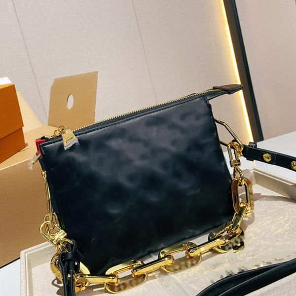 

women designer genuine leather bags coussin shoulder bag tote luxury crossbody bags fashion messenger wallet camera cases card pockets handb