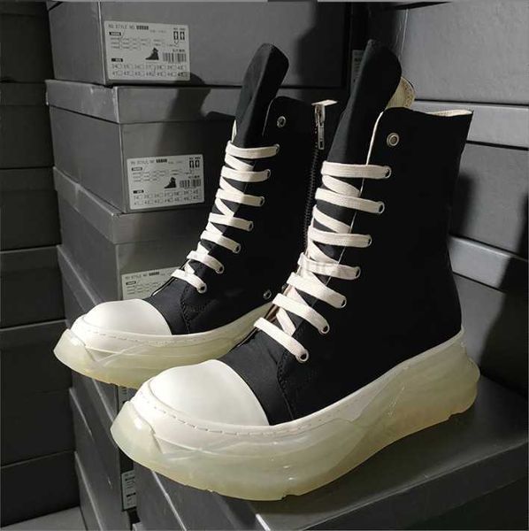 

rick ownes sneakers round owens casual shoes ricks ro canvas shoes boots mens trainers sports sneakers designer woman ricks high owen uitili, Black
